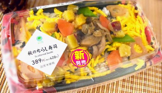 【コンビニ新商品】秋の味覚を堪能！ファミマ「秋のちらし寿司」実食レポ