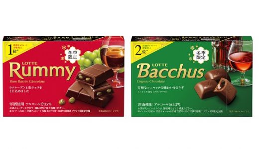 今年も解禁！大人の洋酒チョコレート「ラミー」「バッカス」冬季限定発売